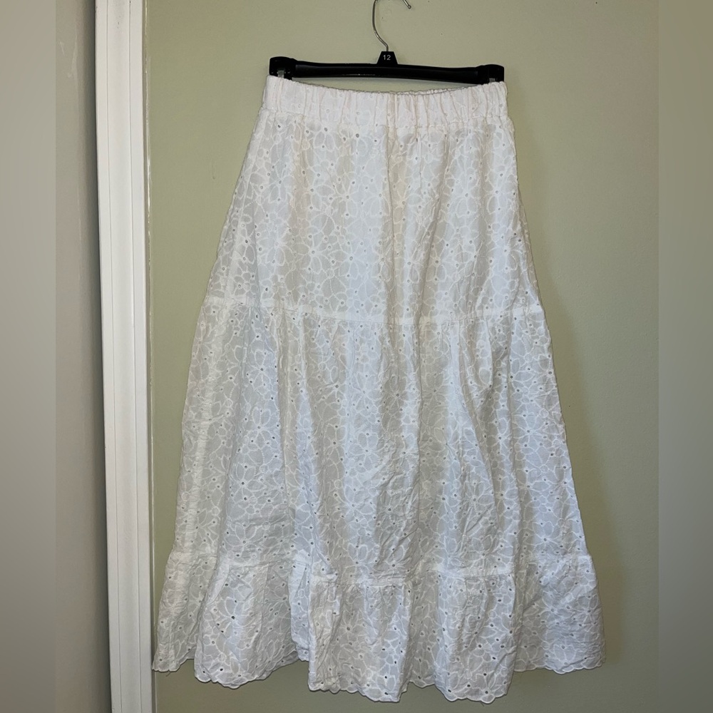 White Maxi Skirt